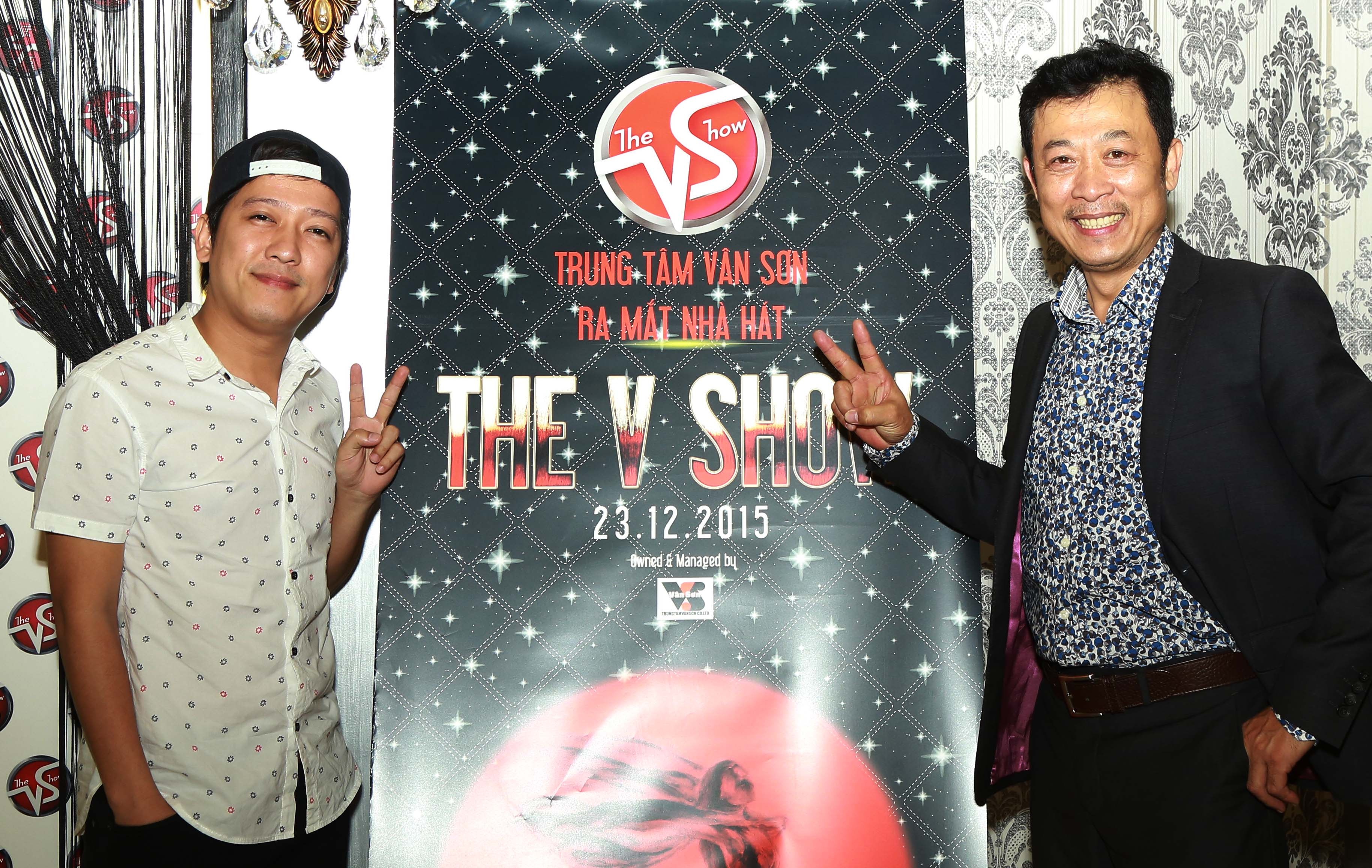 Truong Giang tinh nghich den chuc mung Van Son hinh anh