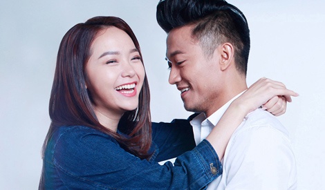 Minh Hang - Quy Binh tinh cam trong bo anh don Tet hinh anh