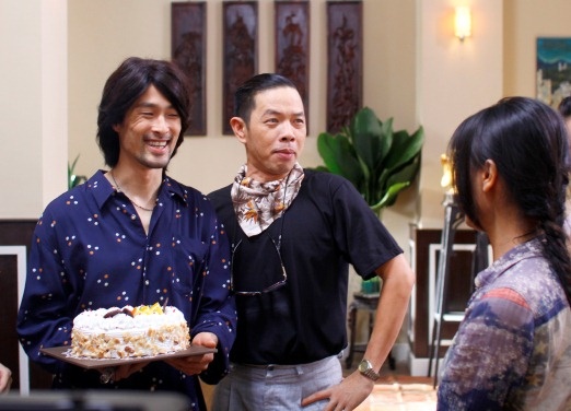 Nhung Kate mung sinh nhat Tri Nguyen tren phim truong hinh anh