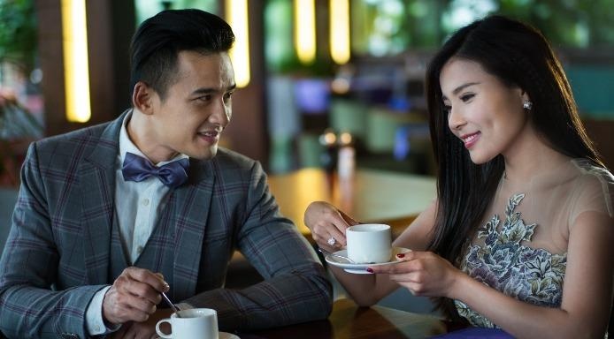 Luong The Thanh, Thuy Diem hanh phuc trong ngay Tinh nhan hinh anh