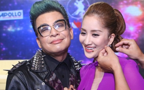 Sao Viet tat bat lam dep trong hau truong Vip Dance hinh anh