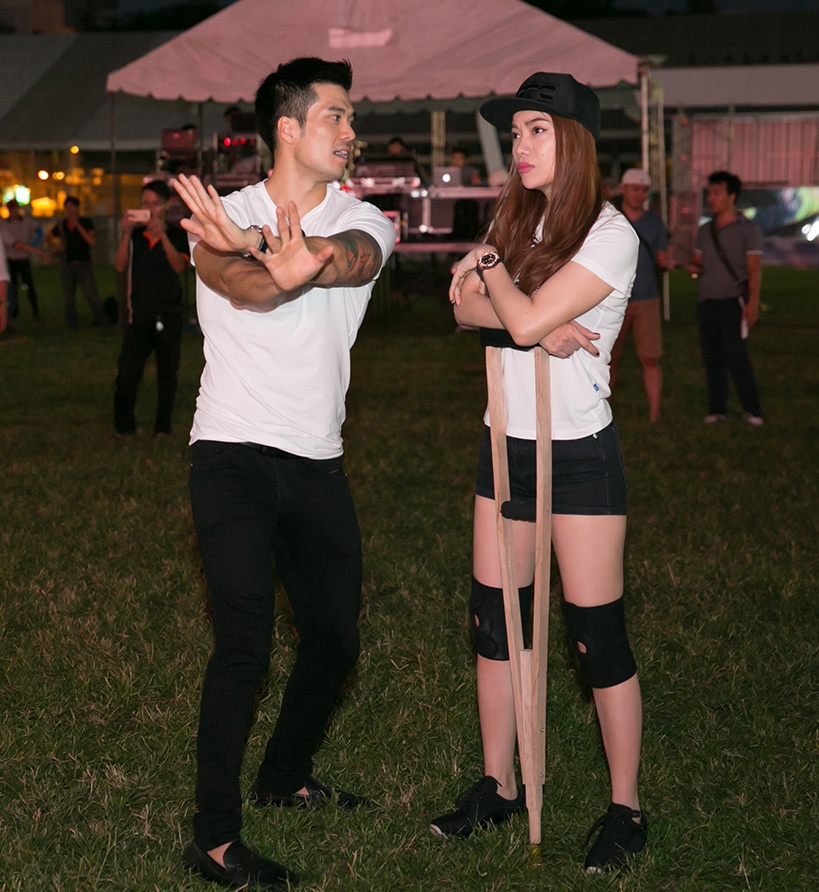 Truong Ngoc Anh bi chan thuong anh 3