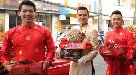 Sao Viet den chuc phuc Luong The Thanh va Thuy Diem hinh anh