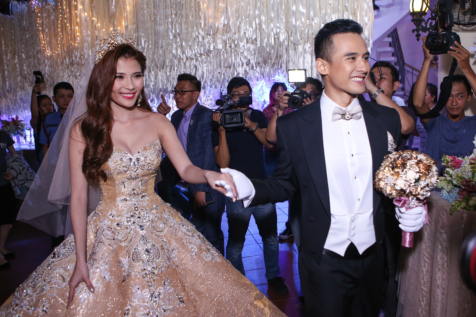 Dam cuoi Luong The Thanh o Sai Gon anh 10