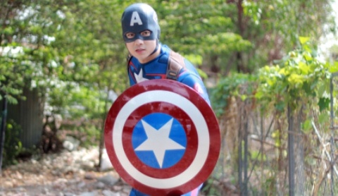 Tim dong vai Captain America de chieu con trai hinh anh