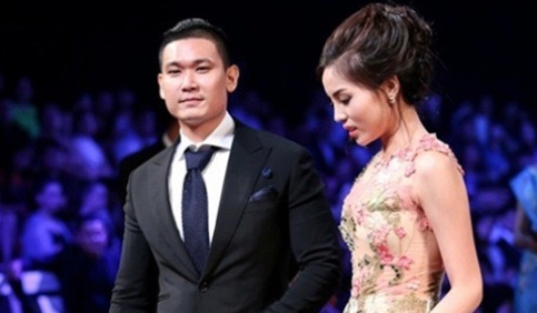 Nghi van Ky Duyen va ban trai dang du lich o Phap hinh anh