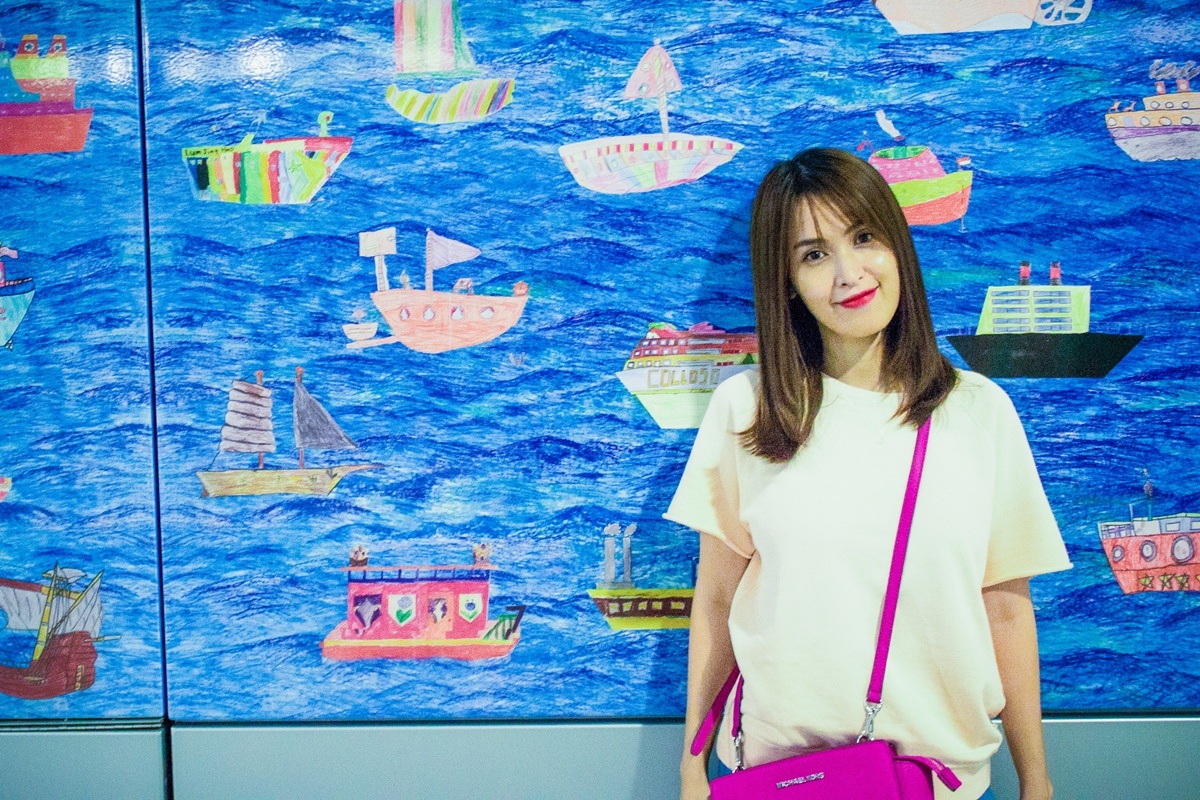 Tú Vi Văn Anh đi du lịch Singapore ảnh 7 Tu Vi Van Anh di du lich Singapore anh 7