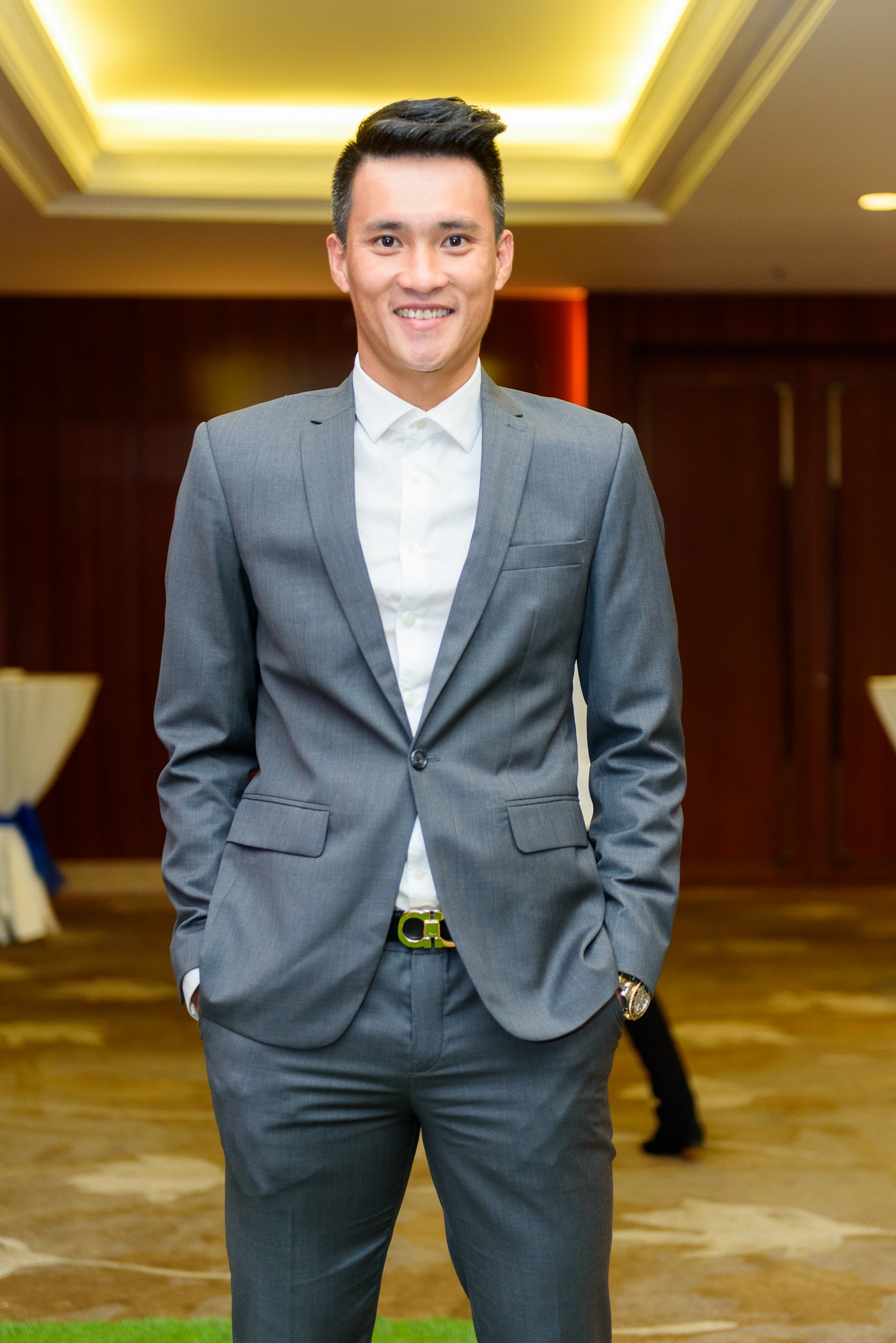 Diep Lam Anh du hop bao Cau thu nhi anh 5