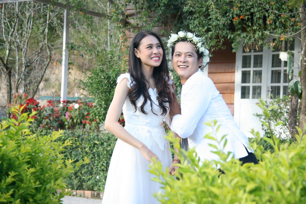 Thuy Diem quay tren truong quay anh 4