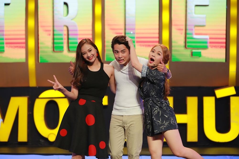 Tran Thanh than thiet voi Ha Thuy Anh anh 1