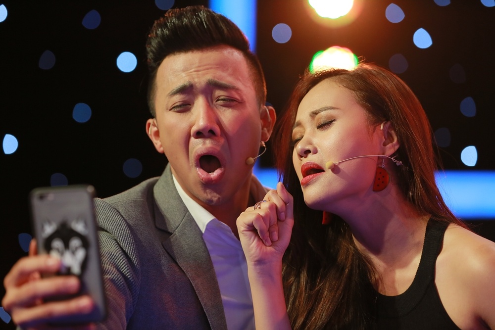 Tran Thanh than thiet voi Ha Thuy Anh anh 5