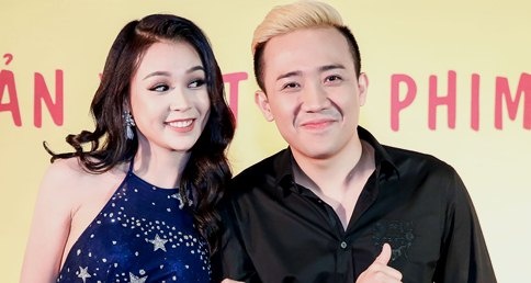 Tran Thanh khoac tay hot girl Sam du ra mat phim 'Nang' hinh anh