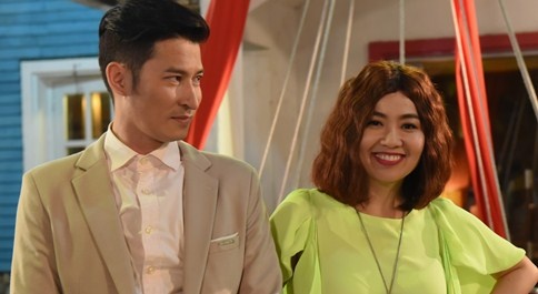 Huy Khanh so vo trong phim moi hinh anh