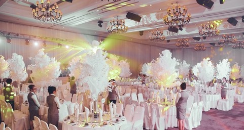 Khong gian sinh nhat hoanh trang nhu tiec cuoi cua Mr. Dam hinh anh