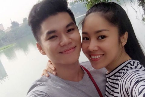 Le Phuong va ban trai di du lich cung nhau hinh anh