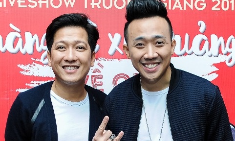 Tran Thanh den chuc mung Truong Giang to chuc live show hinh anh