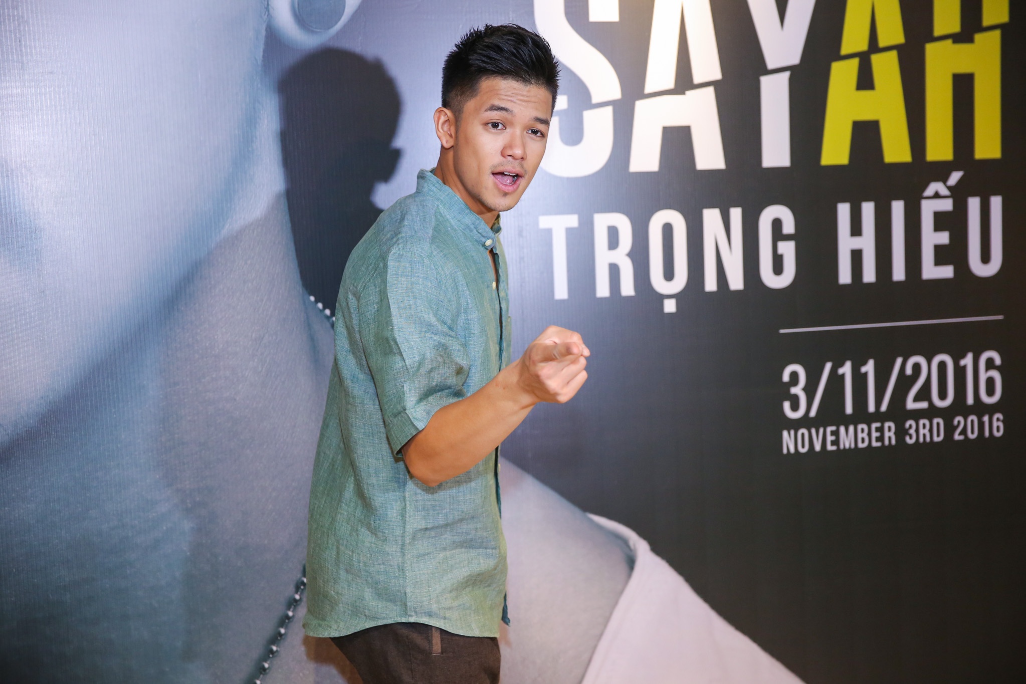 Trong Hieu ra mat MV Say ah anh 1