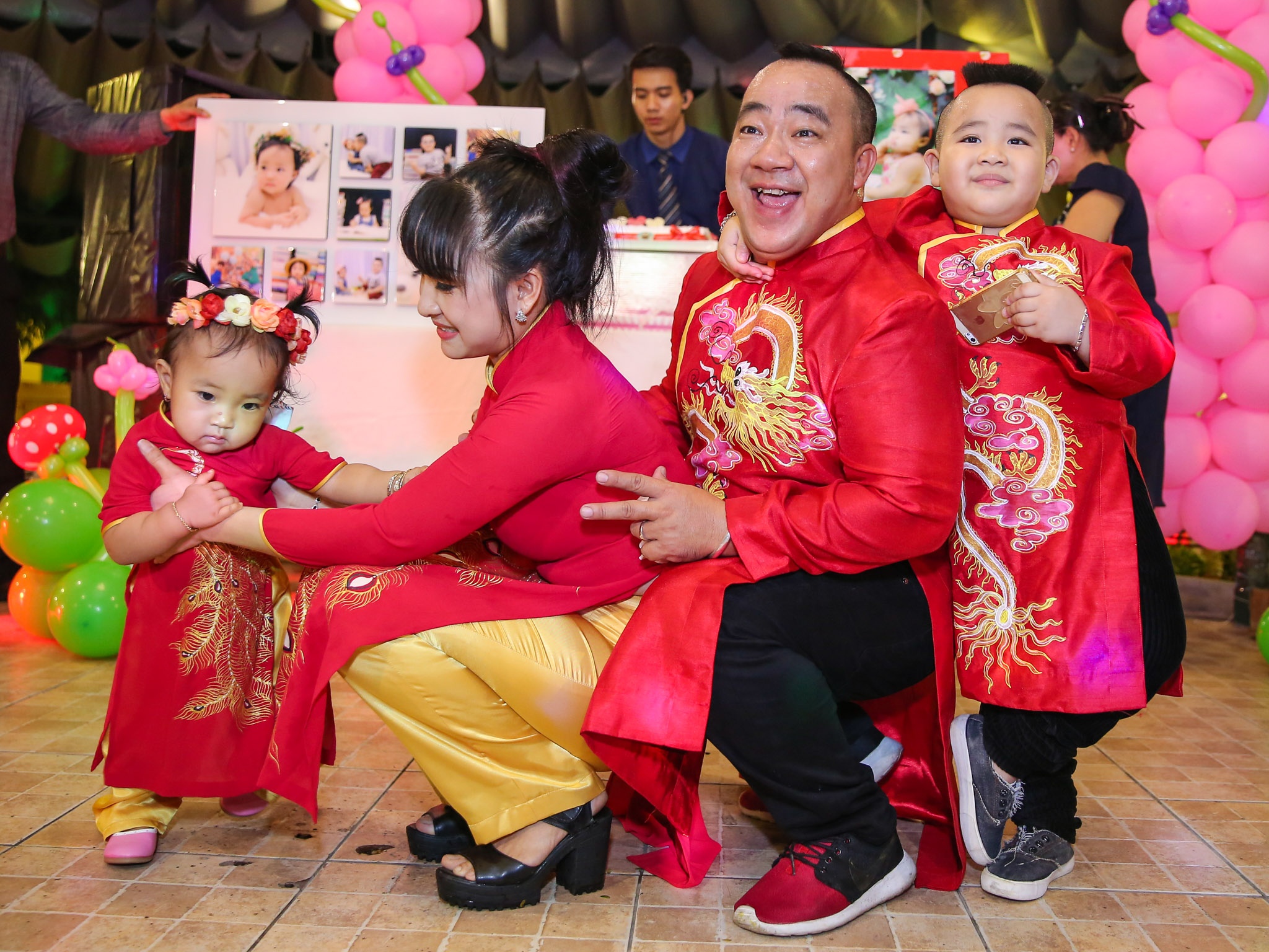 Hieu Hien to chuc thoi noi cho con gai anh 1