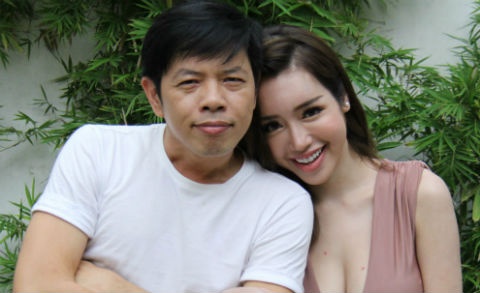 Elly Tran lam con dau 'ho' cua Thai Hoa trong phim hinh anh