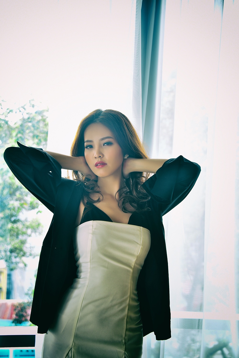 Thụy Vân tình tứ bên Vũ Mạnh Cường ảnh 1 Thuy Van tinh tu ben Vu Manh Cuong anh 1