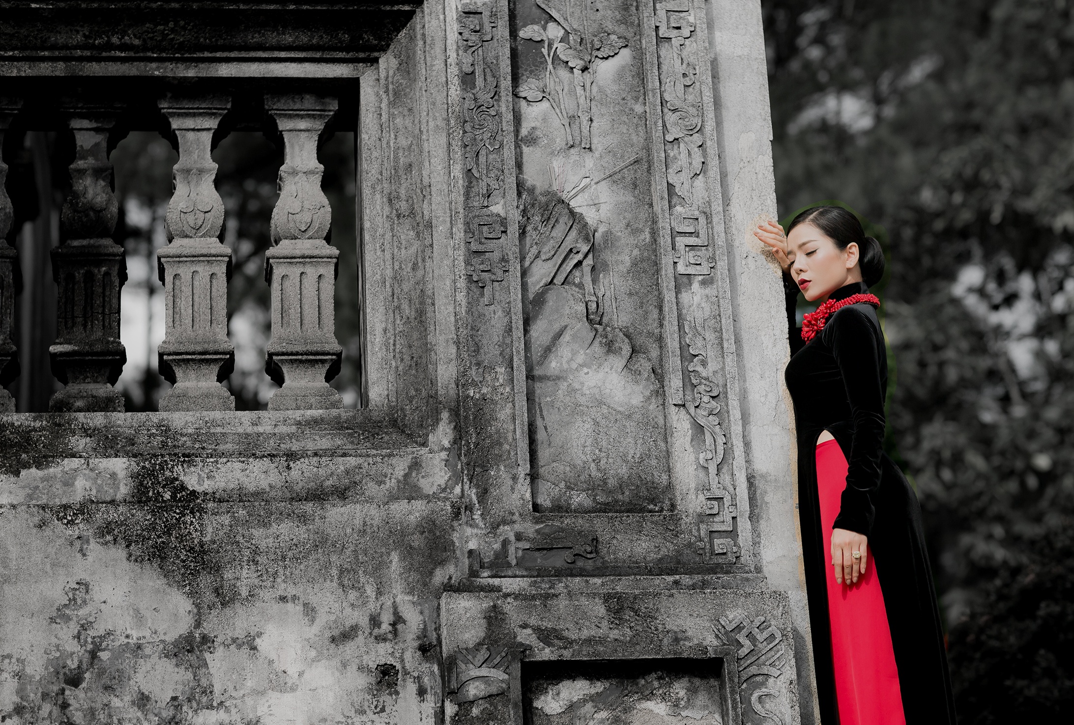 Le Quyen ra Hue chup anh cho Album moi anh 5