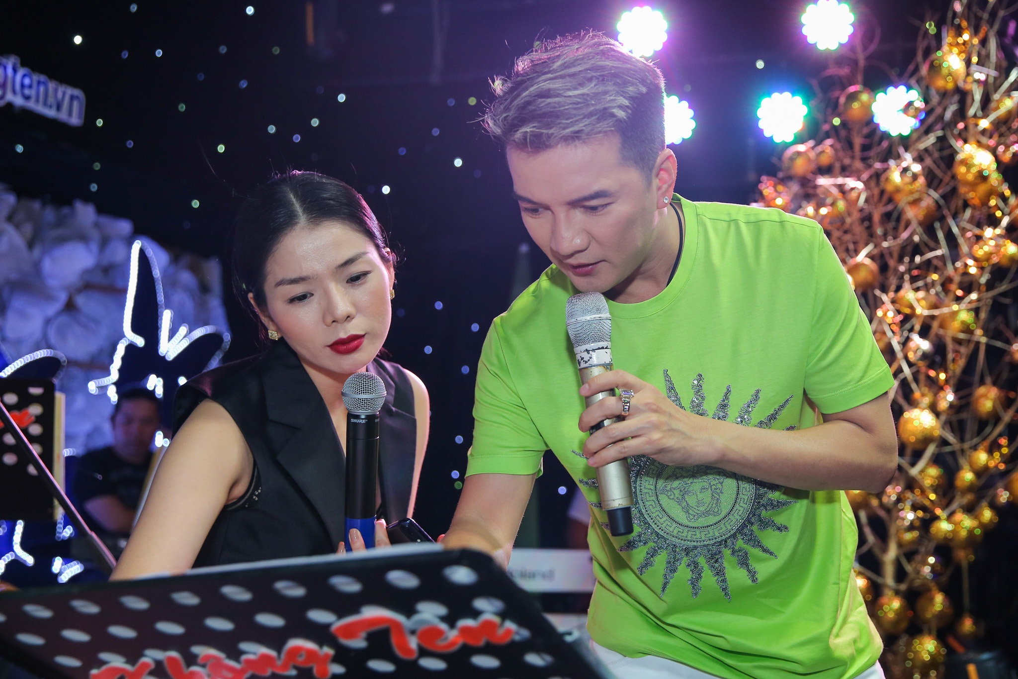 Ngoc Son tap nhac voi Dam Vinh Hung anh 5