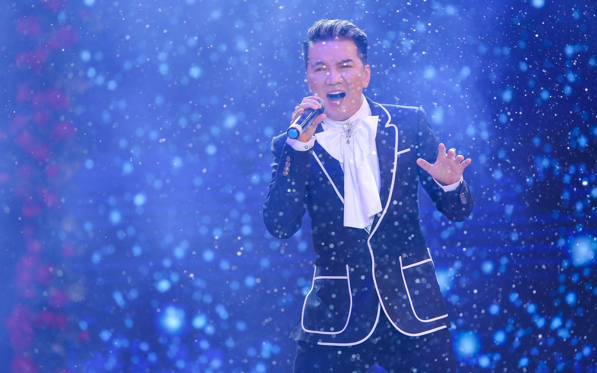 Duong Trieu Vu hon Dam Vinh Hung anh 2