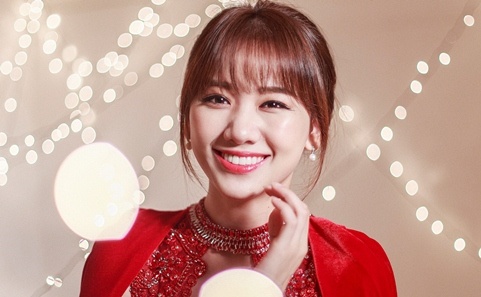 Hari Won chuc mung giang sinh khan gia hinh anh