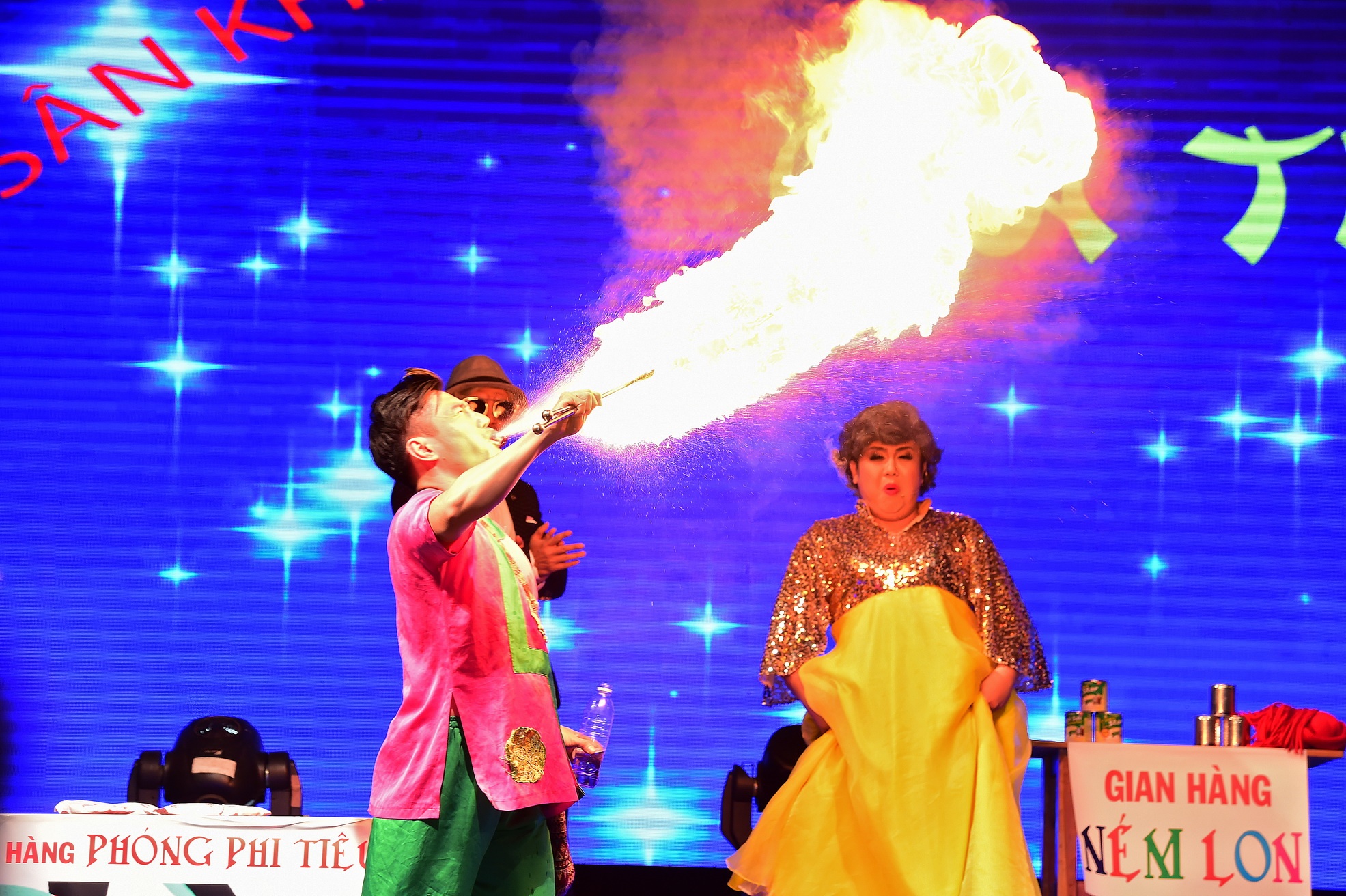 Gia Bao da xeo Tran Thanh trong live show anh 2