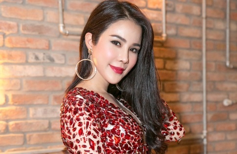 Diep Lam Anh tu tin du guong mat khac la hinh anh