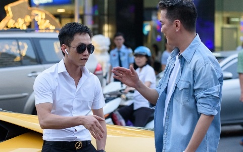 Cuong Do La di sieu xe den quay MV cung Dam Vinh Hung hinh anh