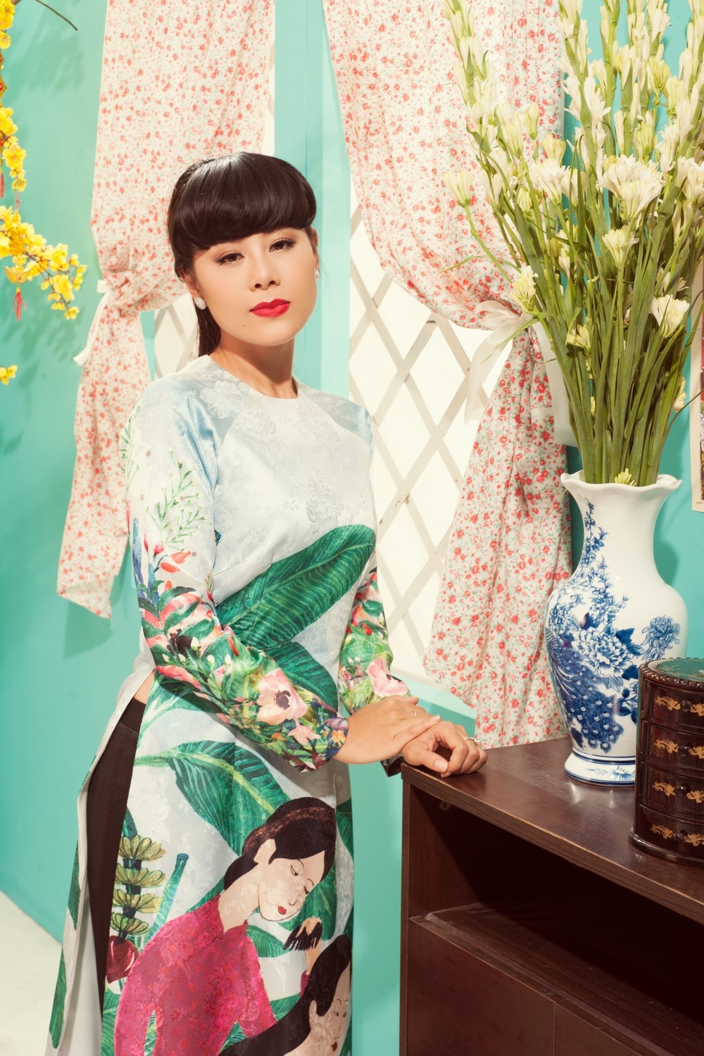 Diem My 9X tai hien Tet xua trong bo anh moi anh 6