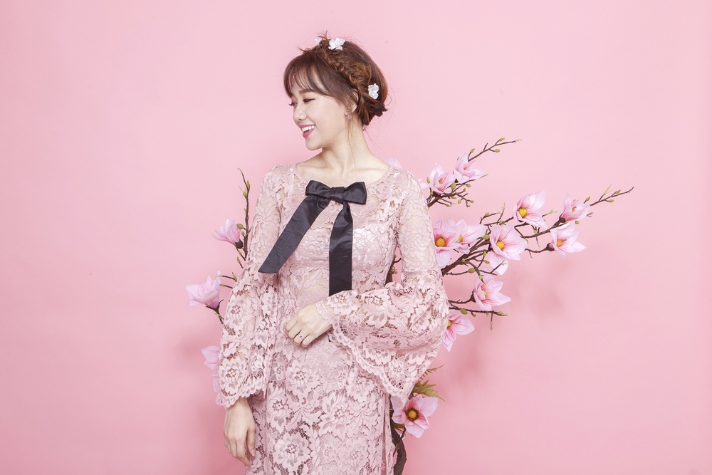 Hari Won mac ao dai don xuan anh 4