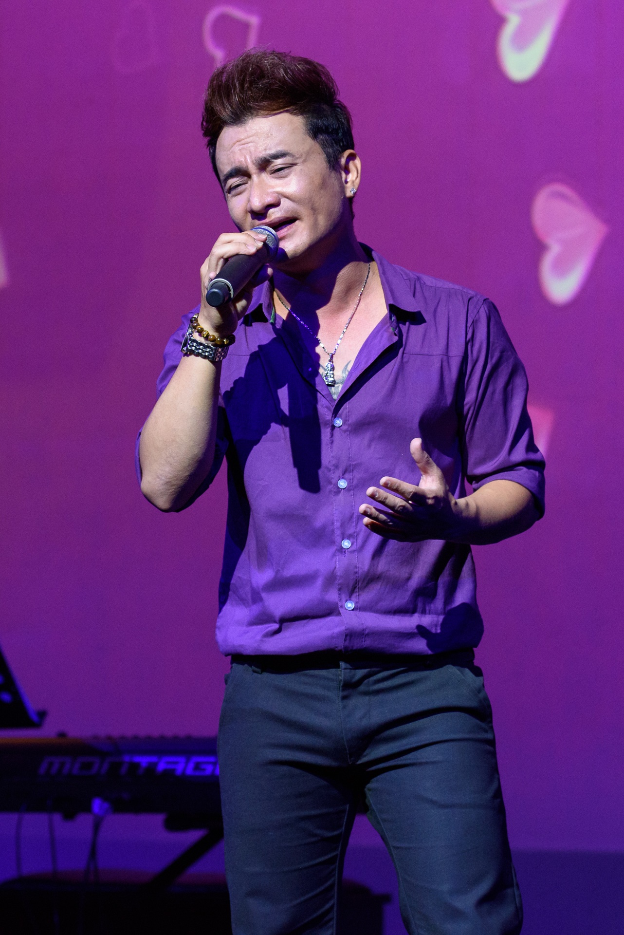 Thanh Truc hat trong dem nhac Khang Viet anh 9