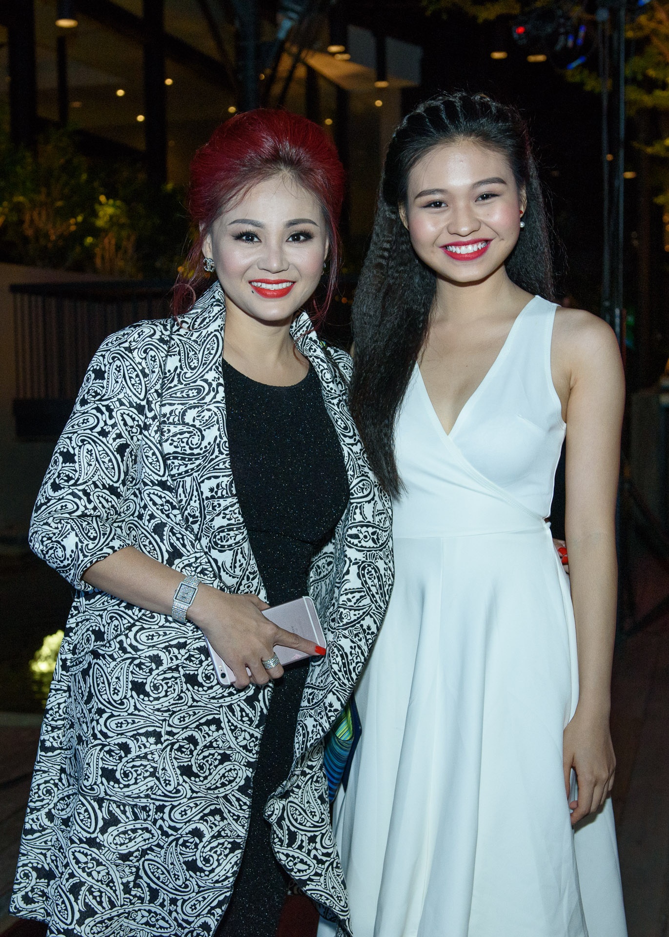 Chi Tai dua vo di tiec Truong Giang anh 5