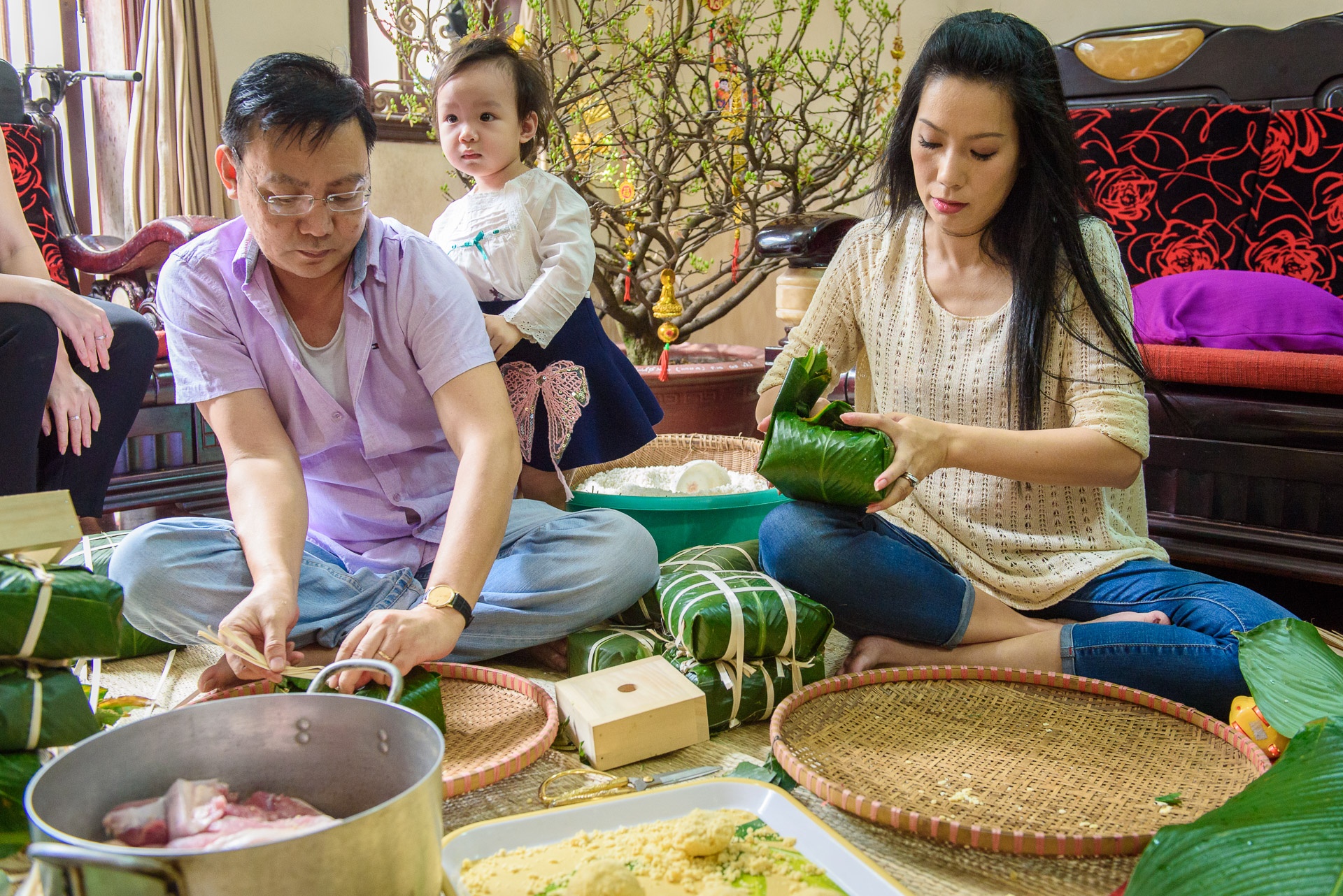 Tong lanh su My den nha Trinh Kim Chi goi banh anh 9
