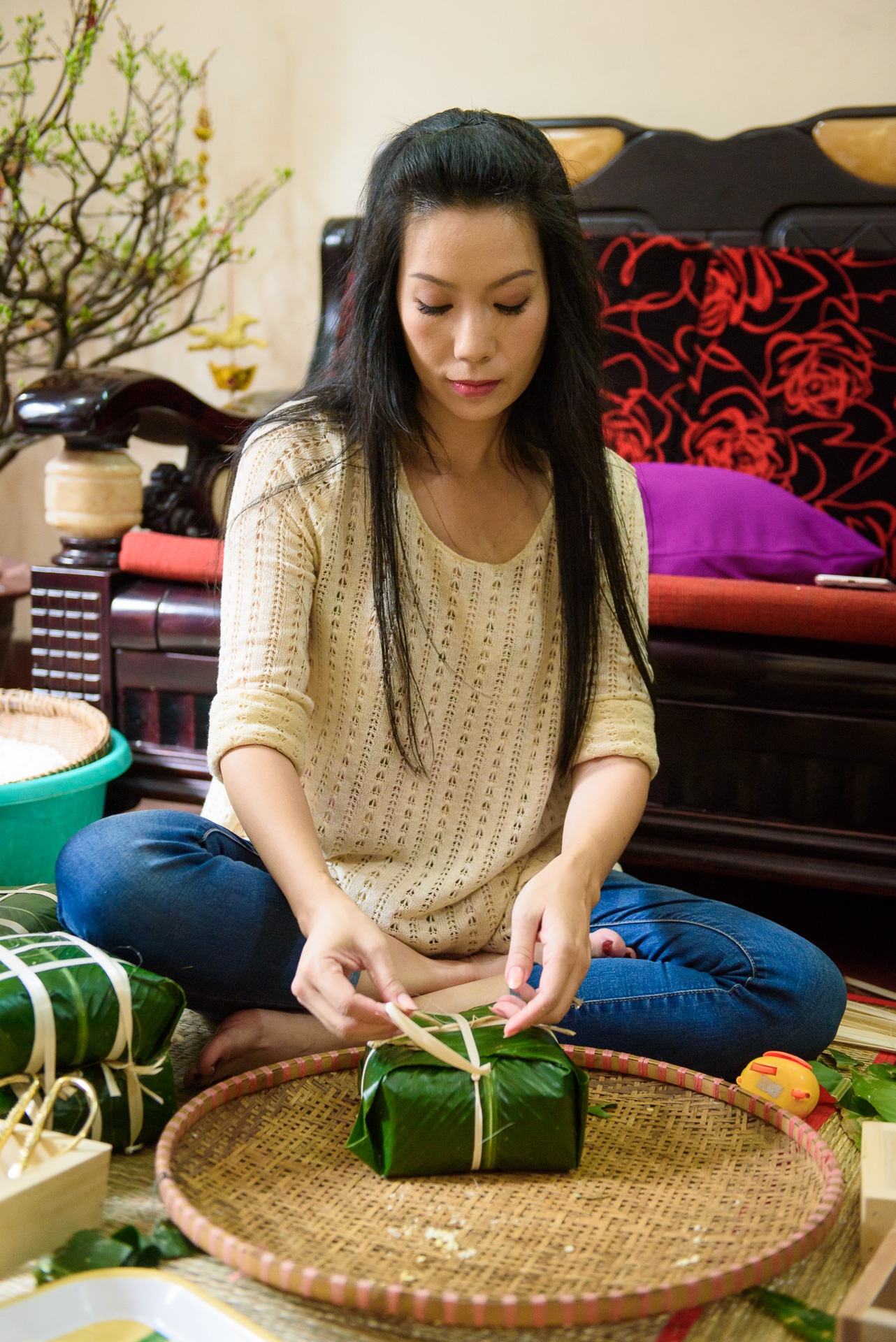 Tong lanh su My den nha Trinh Kim Chi goi banh anh 11