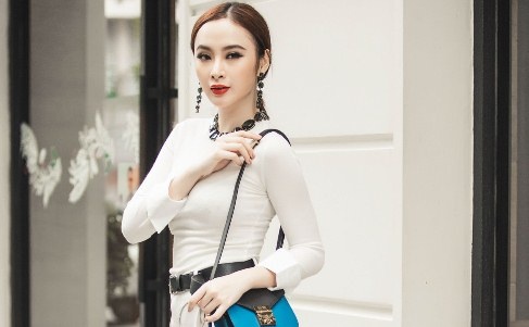 Angela Phuong Trinh sanh dieu xuong pho hinh anh