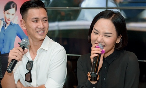 Miu Le nguong khi nhac den canh hon chong Le Thuy hinh anh