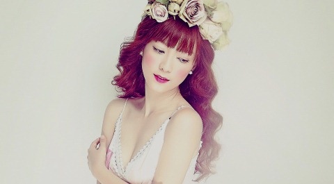 Dinh Huong hat cho nhung trai tim bo vo trong ngay Valentine hinh anh