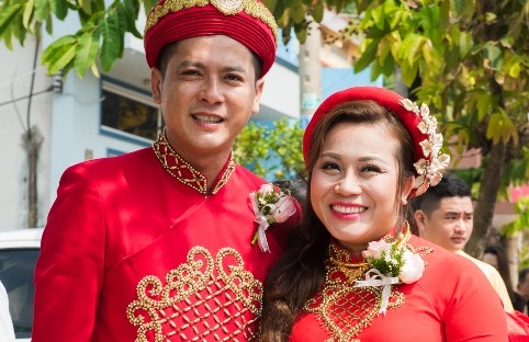 Hoang Anh chia se cam xuc trong ngay cuoi hinh anh