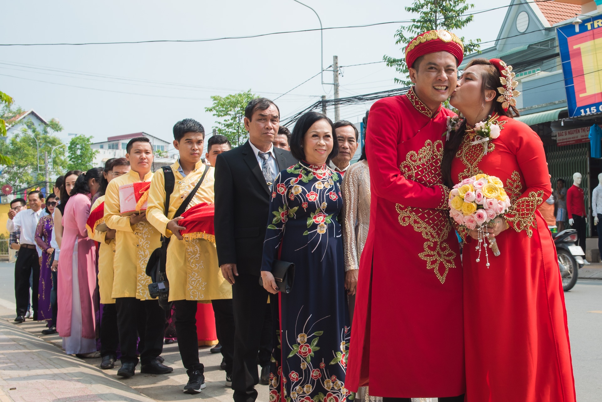 le cuoi dien vien Hoang Anh anh 6