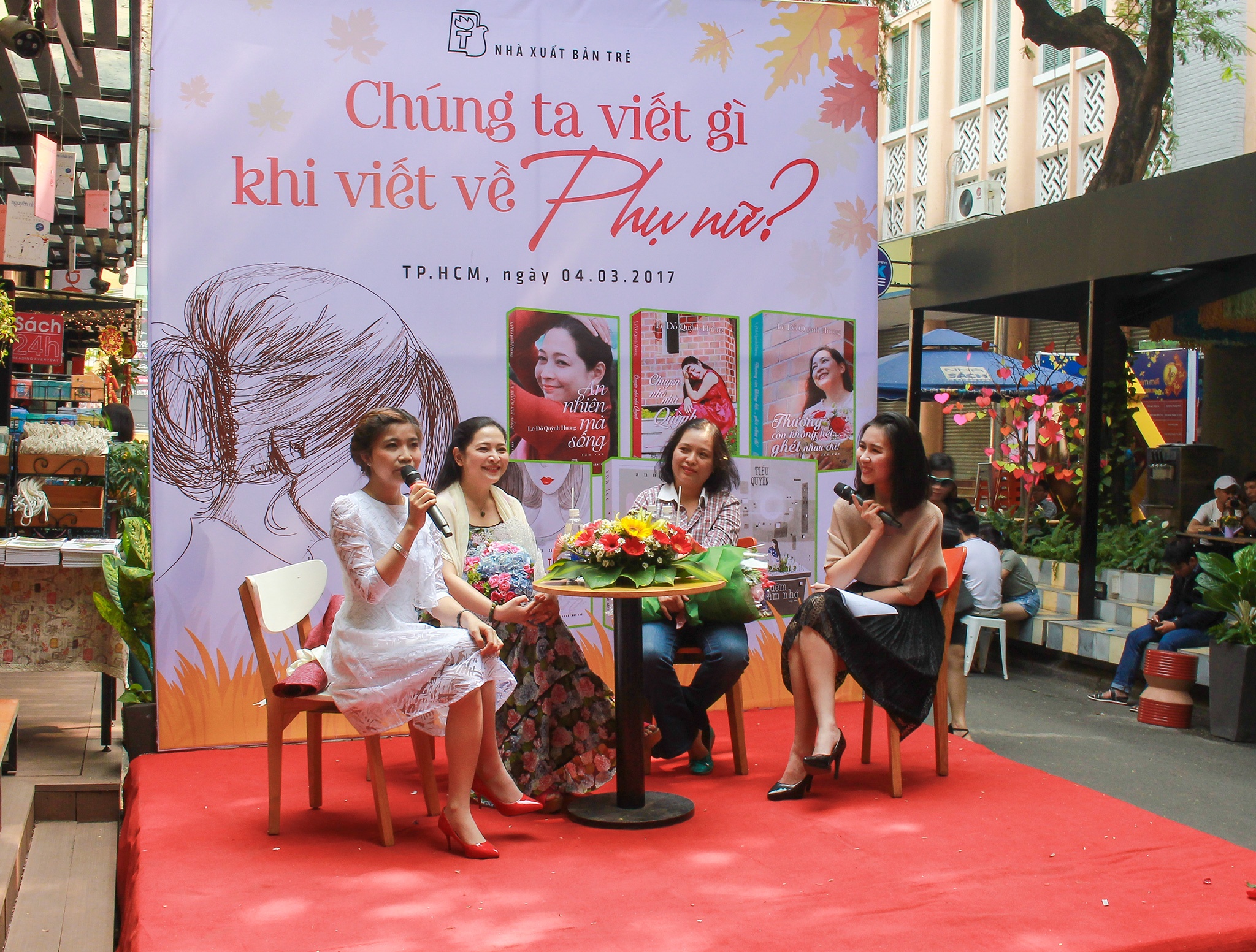 Giao luu cung tac gia ve nghe viet van anh 1