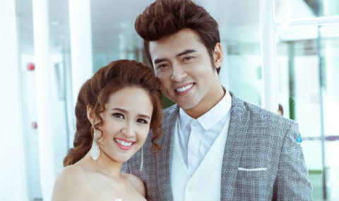 Dien vien Phuong Hang ket hon voi ca si Anh Tam sau mot nam hen ho hinh anh