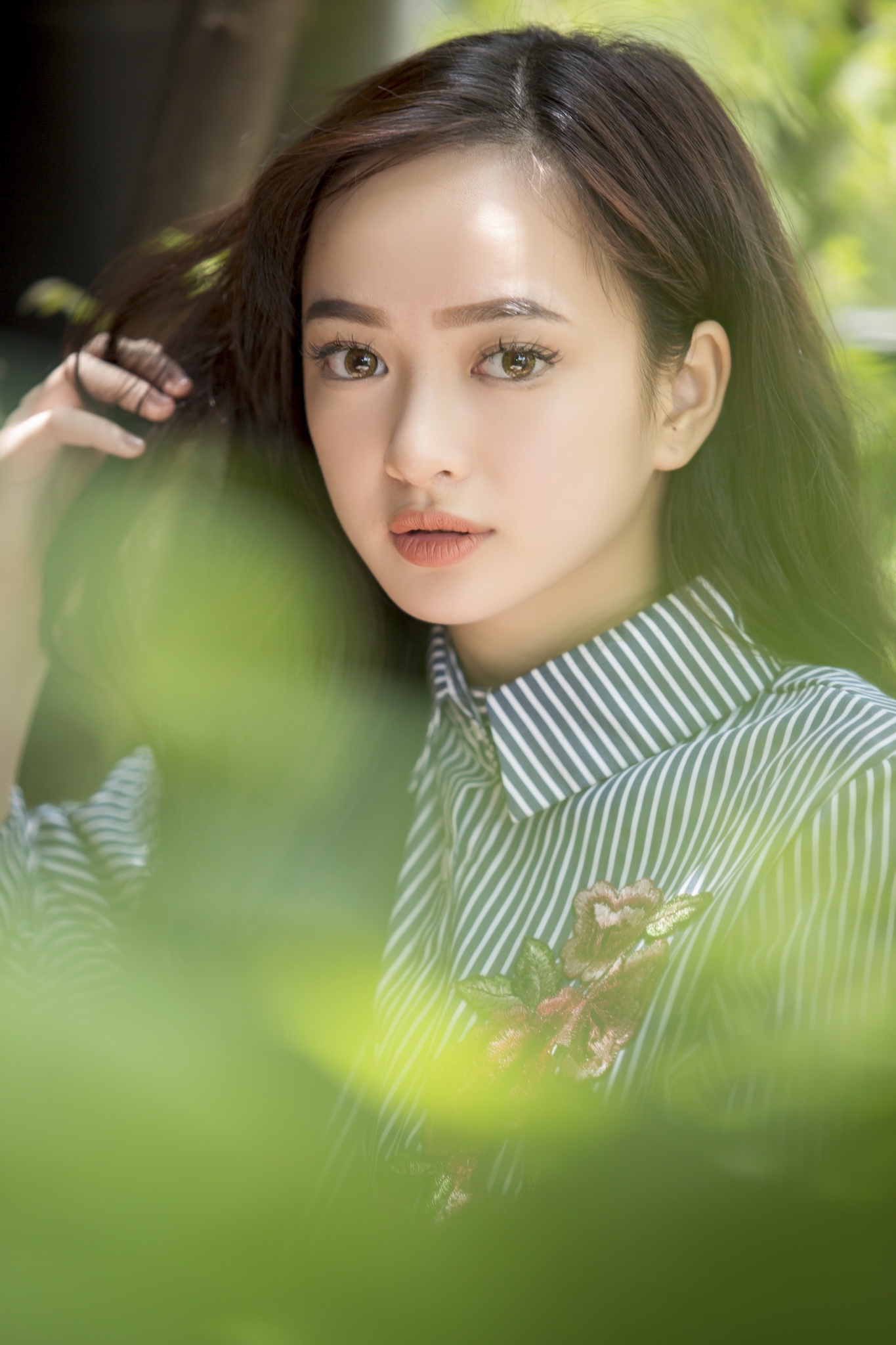 Kaity Nguyễn sợ hôn Kiều Minh Tuấn ảnh 4 Kaity Nguyen so hon Kieu Minh Tuan anh 4