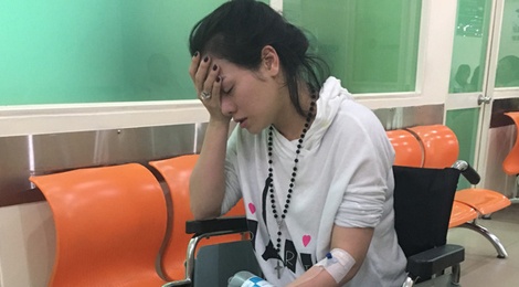 Nhat Kim Anh bi tai nan xe hoi khi di dien o Ben Tre hinh anh