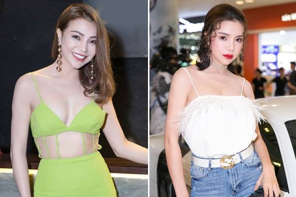 Tra Ngoc Hang xuat hien voi guong mat cung do o su kien hinh anh