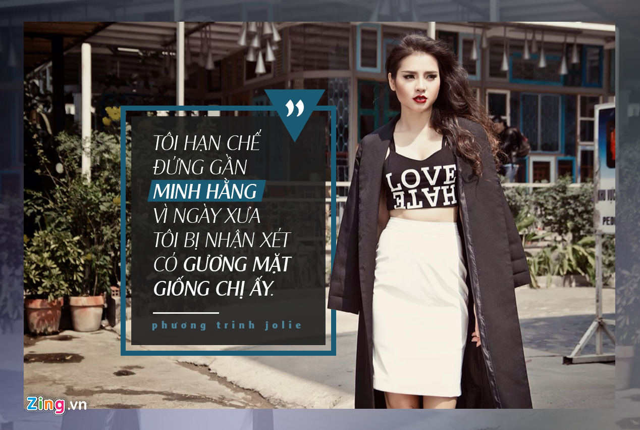 Phương Trinh Jolie ngại đứng chung với Minh Hằng ảnh 3 Phuong Trinh Jolie ngai dung chung voi Minh Hang anh 3