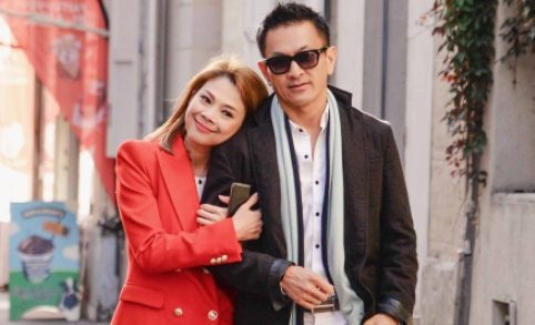 Thanh Thao va ban trai Viet kieu di du lich chau Au hinh anh