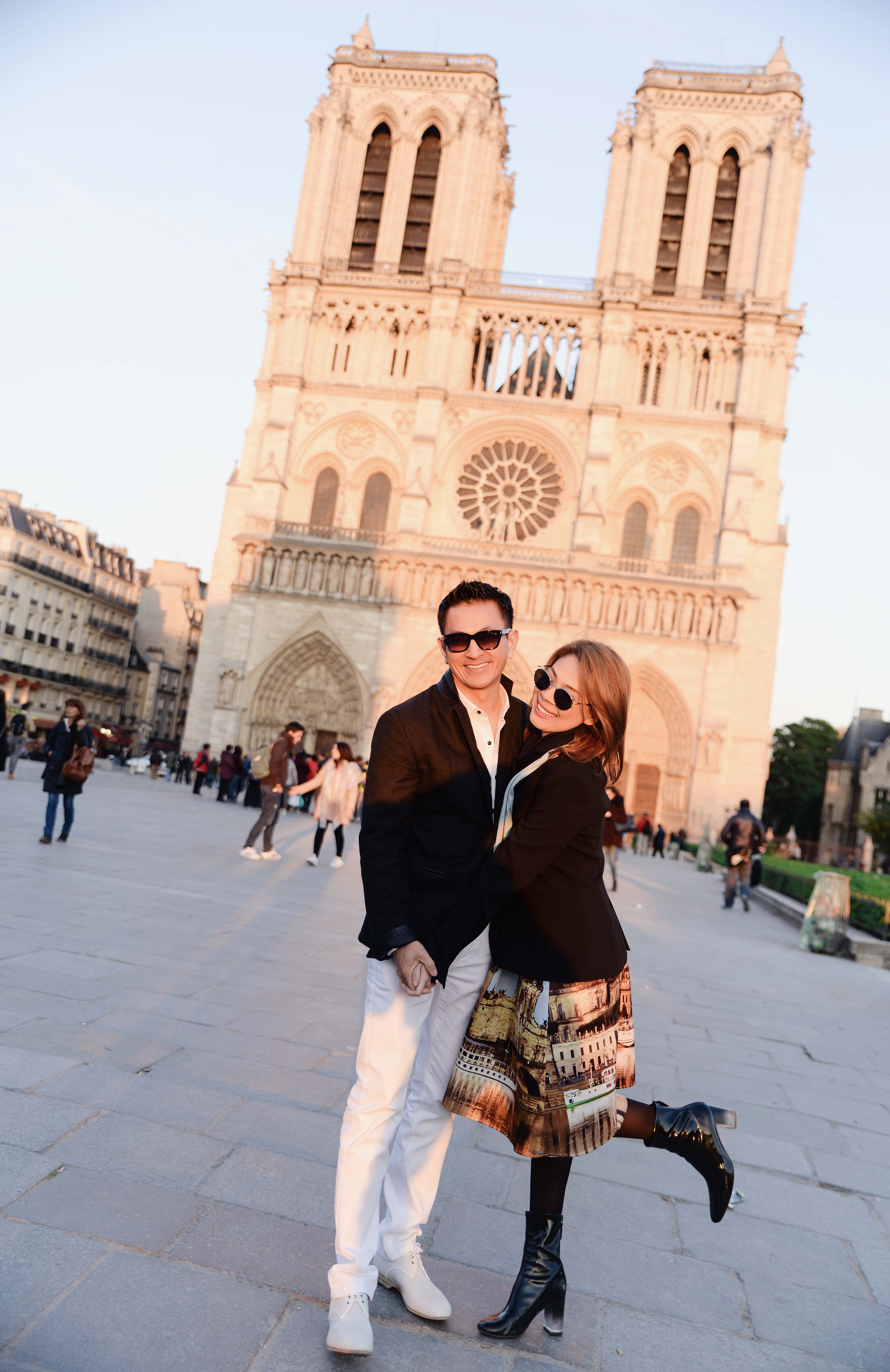 Thanh Thao va ban trai Viet kieu di chau Au anh 4